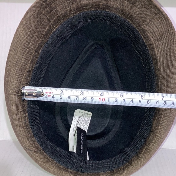 Zara Accessories Felt Fedora Hat size large - Picture 8 of 8